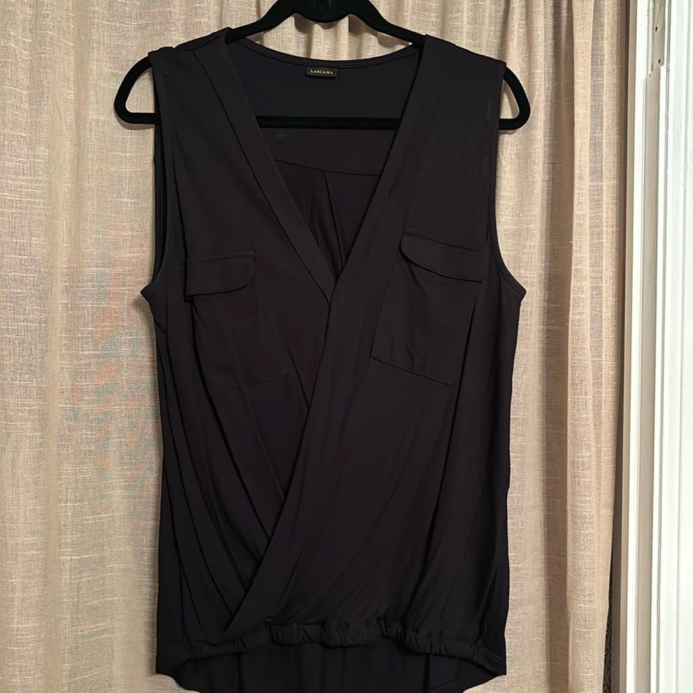 Lascana black sleeveless shirt